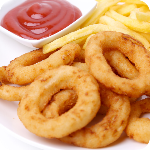 Onion Rings  (7 Pieces)